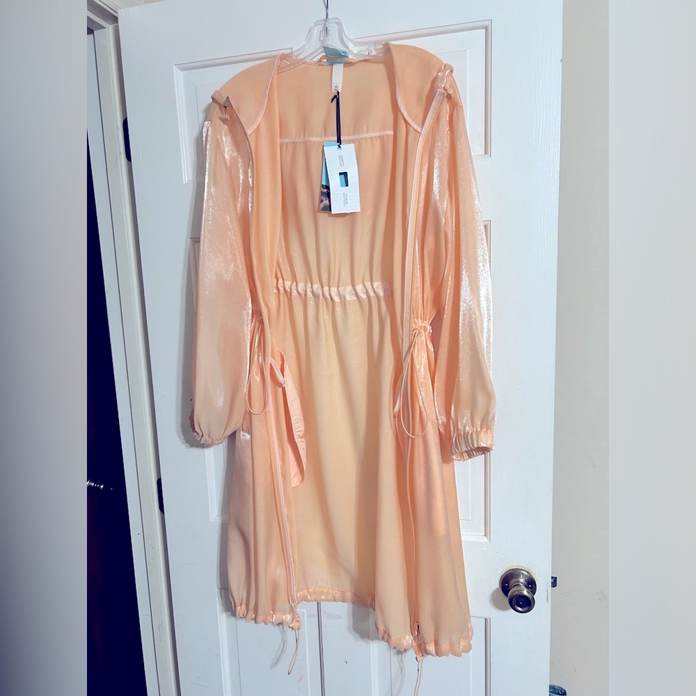 Future Collective Gabriella Kareta
Target Jacket Peach Shimmer NWT
size large